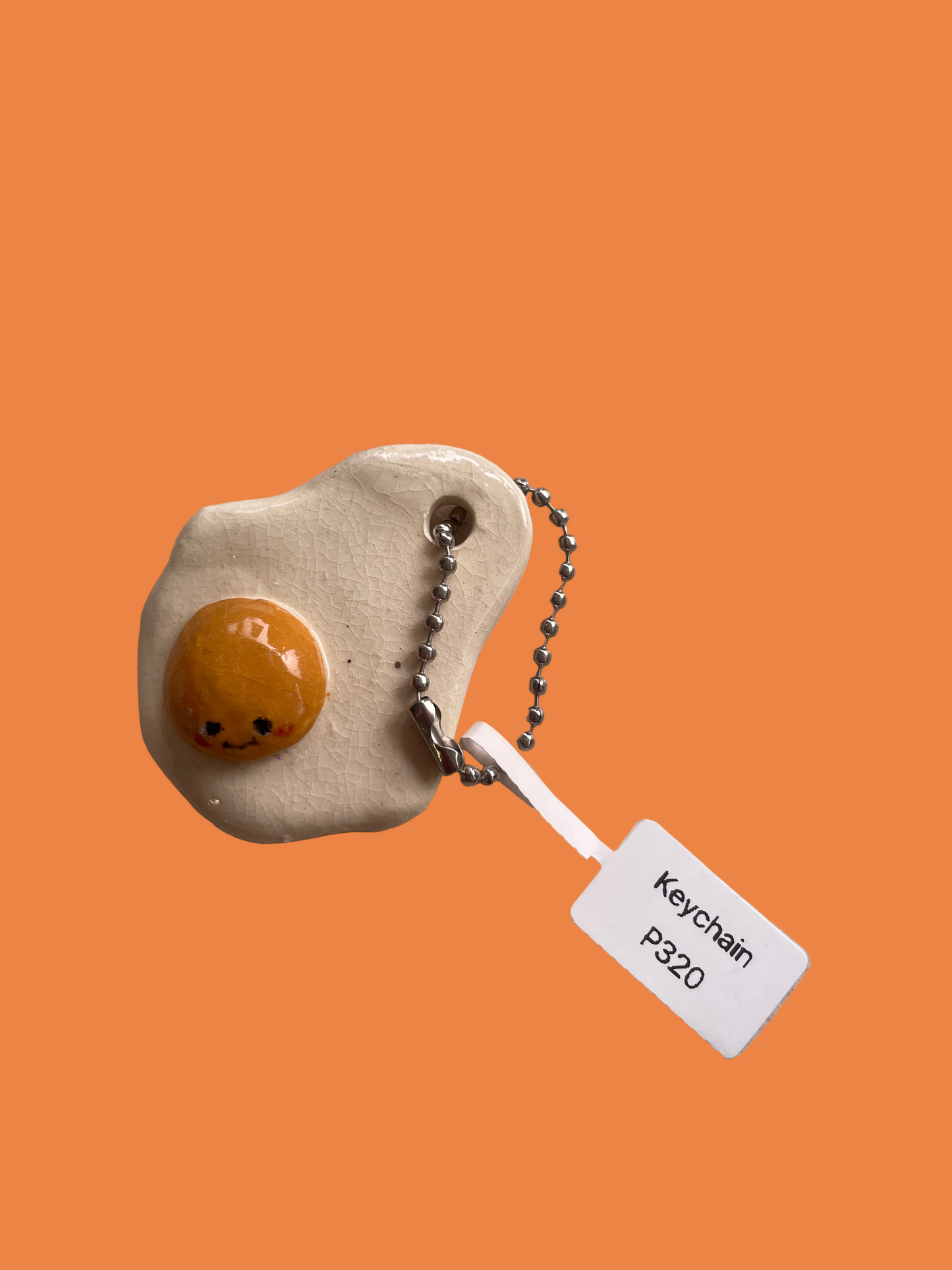 Egg keychain