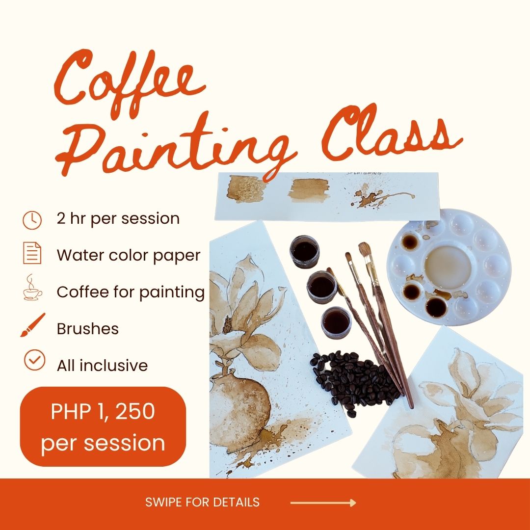 July 9 & 10 | 9AM or 2PM | ☕ Coffee Painting Class