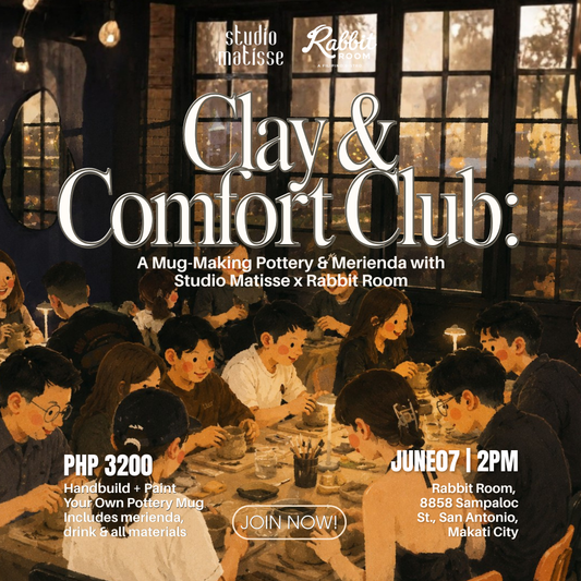 June 7 2PM | A Mug-Making & Merienda Workshop at Rabbit Room, Makati City