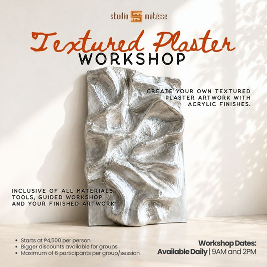 NEW Workshop Alert! 2-day Textured Plaster Workshop